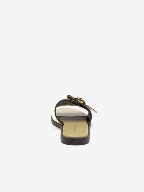 NOA HARMON Ciabattina con fascia Beige