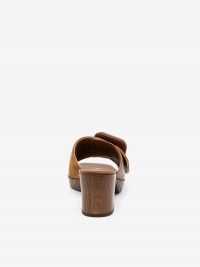 NOA HARMON Mules con plateau tc 5 cm camoscio Cuoio