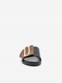 NOA HARMON Ciabattina con fascia Nero