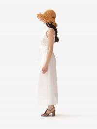 P.A.R.O.S.H. Abito lungo chemisier cotone Bianco