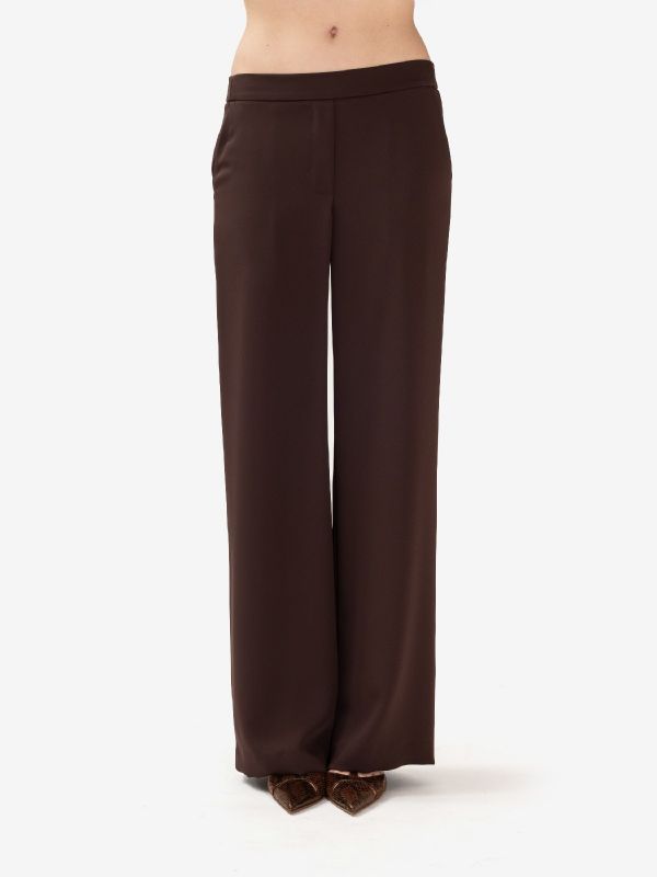 P.A.R.O.S.H. Pantalone palazzo cady Marrone