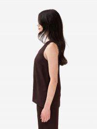 P.A.R.O.S.H. Top smanicato cady Marrone