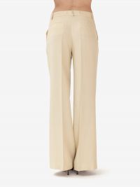 P.A.R.O.S.H. Pantalone palazzo lino Beige