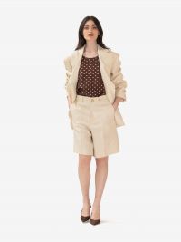 P.A.R.O.S.H. Bermuda lino Beige