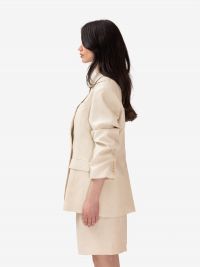P.A.R.O.S.H. Blazer oversize lino Beige