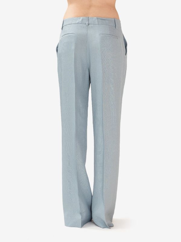 P.A.R.O.S.H. Pantalone palazzo viscosa Celeste