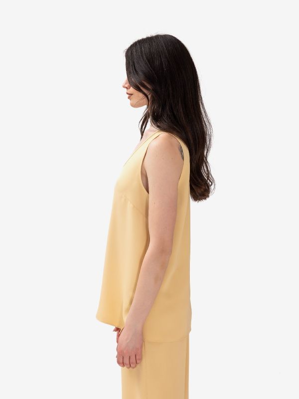 P.A.R.O.S.H. Top smanicato cady Giallo