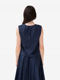 P.A.R.O.S.H. Blusa smanicata taffetà
