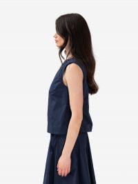 P.A.R.O.S.H. Blusa smanicata taffetà