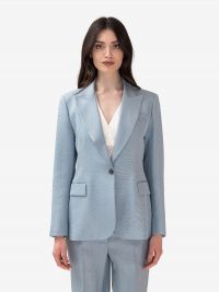 P.A.R.O.S.H. Blazer monopetto viscosa Celeste