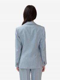 P.A.R.O.S.H. Blazer monopetto viscosa Celeste