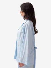ERIKA CAVALLINI Camicia / giacca cotone Celeste