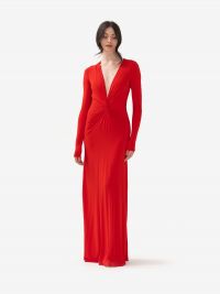 ERIKA CAVALLINI Abito lungo jersey Rosso