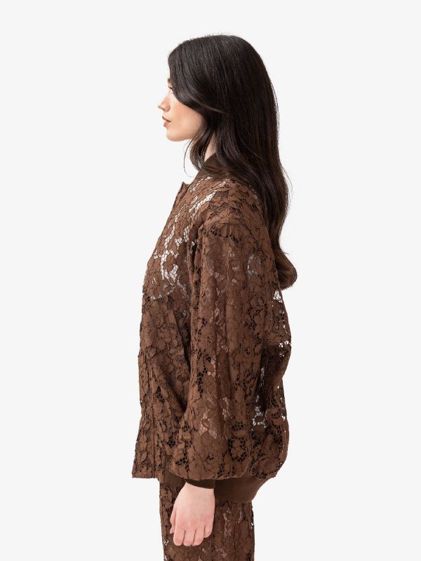 FEDERICA TOSI Bomber pizzo Marrone