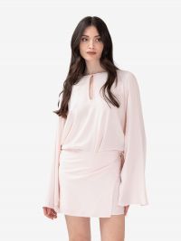 FEDERICA TOSI Abito corto seta m/l Rosa