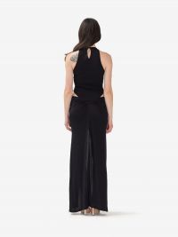 ERIKA CAVALLINI Abito lungo cut-out Nero
