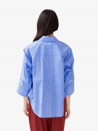 ERMANNO SCERVINO Camicia popeline a righe Azzurro