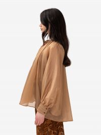 ERMANNO SCERVINO Camicia a mantella Cammello