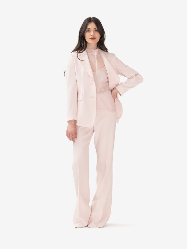 MAX MARA STUDIO Pantalone palazzo cady Rosa