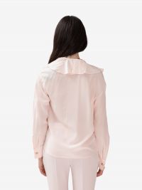 MAX MARA STUDIO Camicia m/l con rouches Rosa