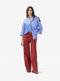 MAX MARA STUDIO Pantalone palazzo cady Rosa