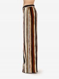 MAX MARA STUDIO Pantalone palazzo fantasia a righe 