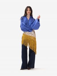 MOMONI' Multicolor scialle con frange