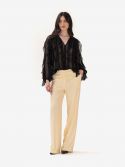 PESERICO Blusa smanicata tye/dye Beige