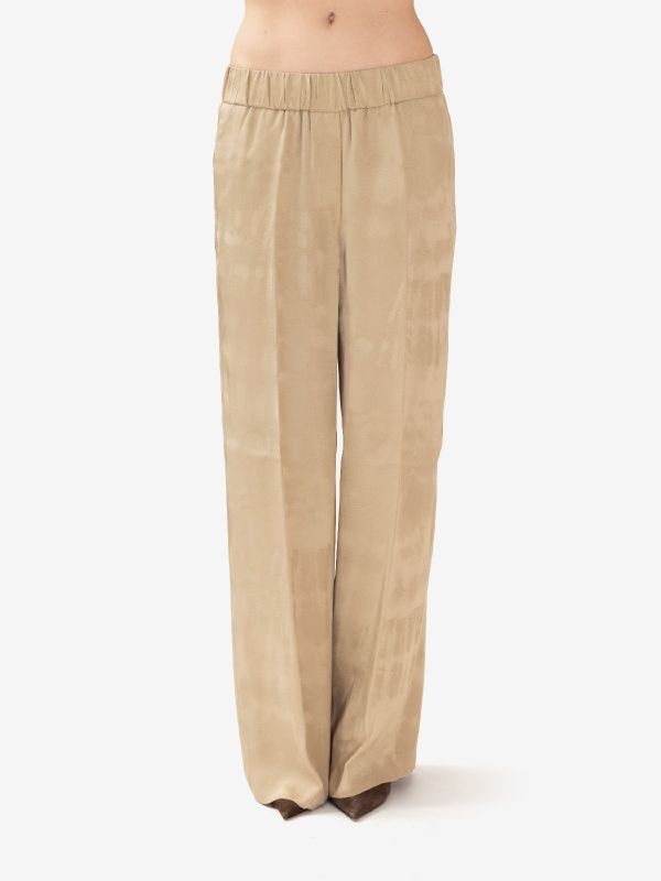 PESERICO Pantalone largo tajendas Beige