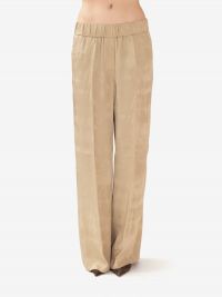 PESERICO Pantalone largo tajendas Beige