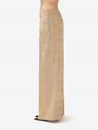 PESERICO Pantalone largo tajendas Beige