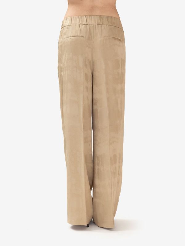 PESERICO Pantalone largo tajendas Beige