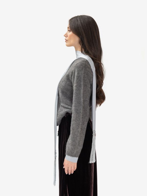 P.A.R.O.S.H. Maglia girocollo lana Grigio