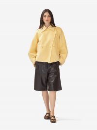 P.A.R.O.S.H. Bermuda pelle + jersey Testa di moro