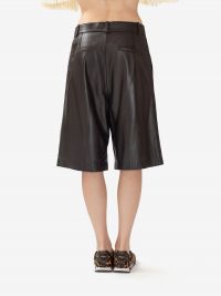 P.A.R.O.S.H. Bermuda pelle + jersey Testa di moro