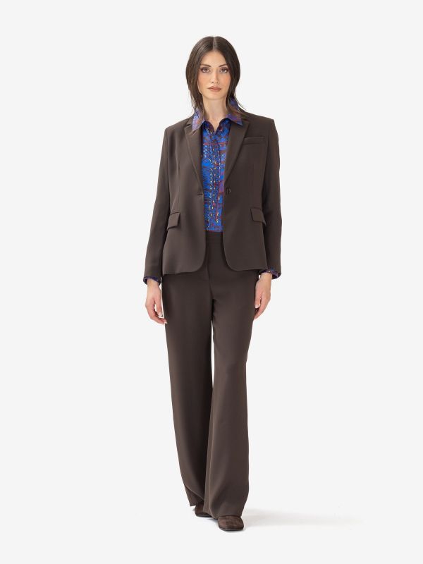 P.A.R.O.S.H. Pantalone palazzo cady Testa di moro