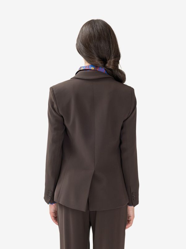 P.A.R.O.S.H. Blazer cady monopetto Testa di moro