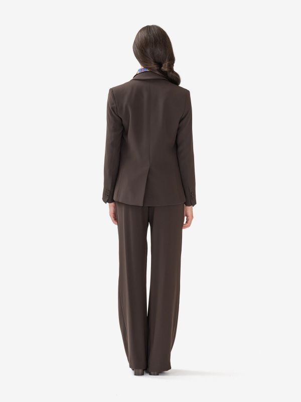 P.A.R.O.S.H. Blazer cady monopetto Testa di moro