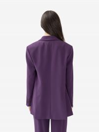 P.A.R.O.S.H. Blazer cady doppiopetto Viola