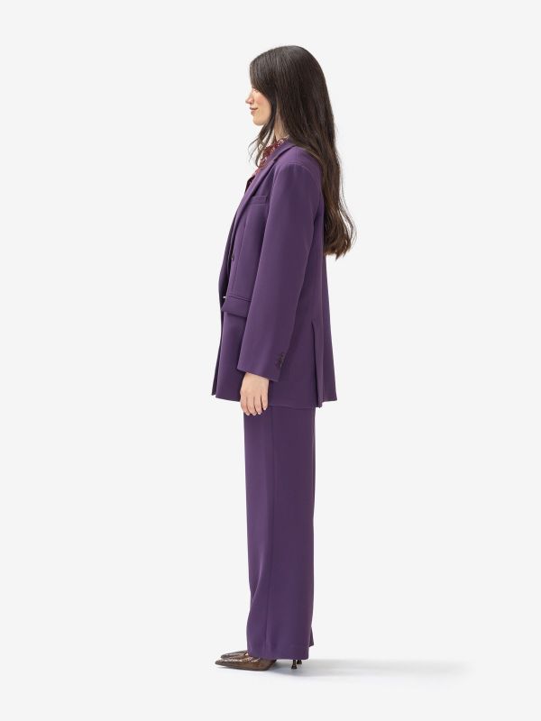 P.A.R.O.S.H. Blazer cady doppiopetto Viola