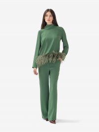 P.A.R.O.S.H. Pantalone palazzo cady Verde