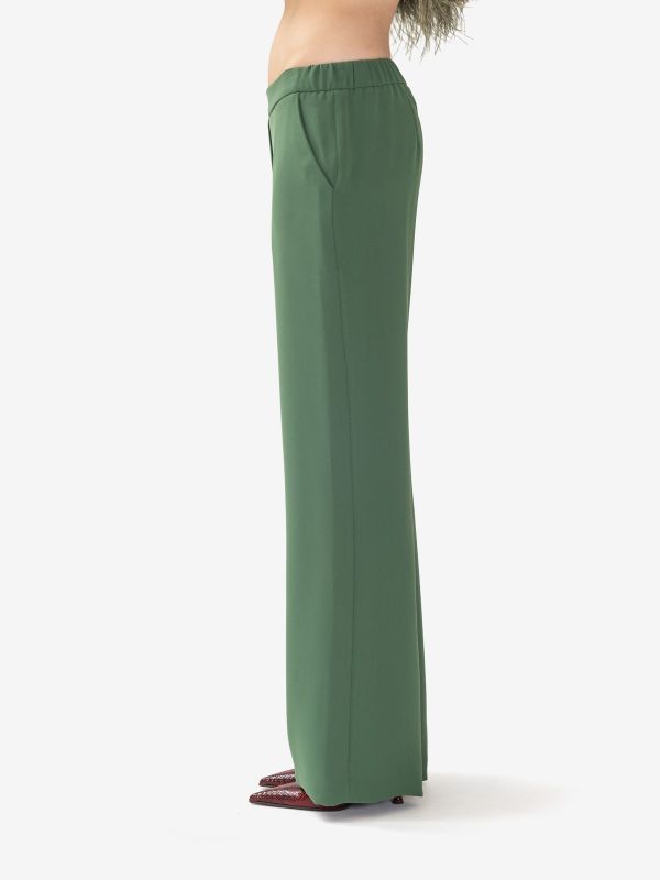 P.A.R.O.S.H. Pantalone palazzo cady Verde