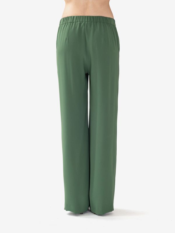 P.A.R.O.S.H. Pantalone palazzo cady Verde