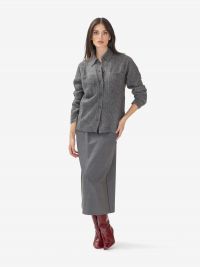P.A.R.O.S.H. Maglia a polo lana Grigio