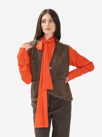 P.A.R.O.S.H. Gilet lana Testa di moro