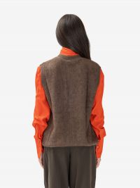 P.A.R.O.S.H. Gilet lana Testa di moro