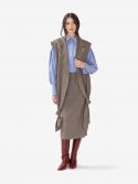 ERMANNO SCERVINO Gonna midi velluto con pizzo Blu
