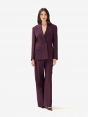 ERIKA CAVALLINI Pantalone zampa Nero