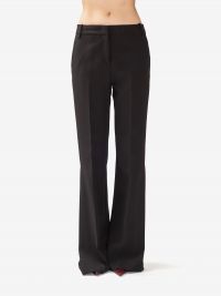 ERIKA CAVALLINI Pantalone zampa Nero