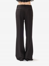 ERIKA CAVALLINI Pantalone zampa Nero